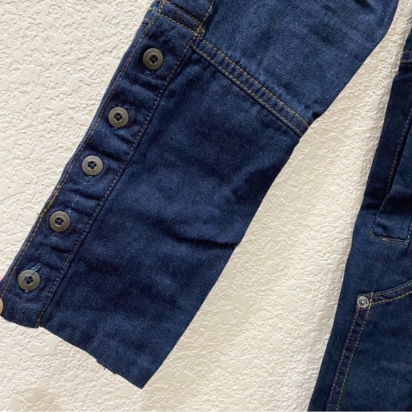 FREE PEOPLE Delicate Detail Denim Mini Shirtdress Size XS - Picture 11 of 16